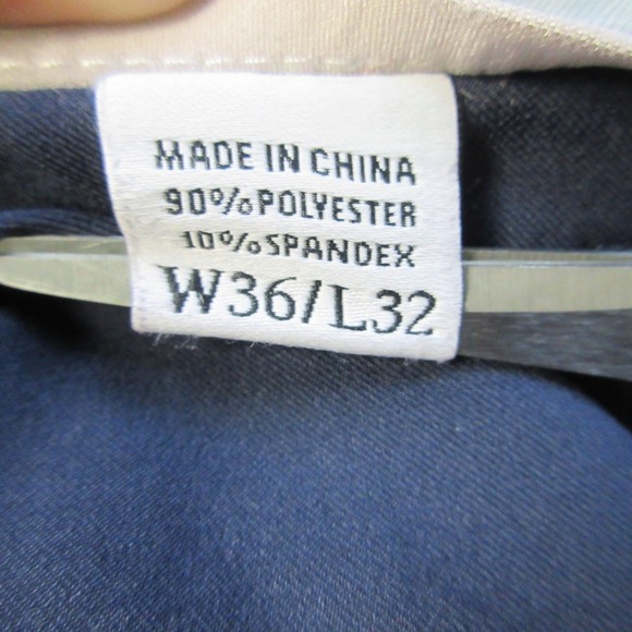 FJ FootJoy Pants Men 36 x 32 Blue Stretch Comfort Office Performance Casual 410 - Picture 3 of 11